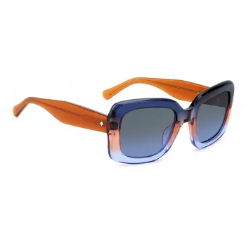 KATE SPADE Naiste Bellamy ruudukujulised atsetaatpäikeseprillid Havana pruun gradient 52mm