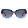 KATE SPADE Naiste Bellamy ruudukujulised atsetaatpäikeseprillid Havana pruun gradient 52mm