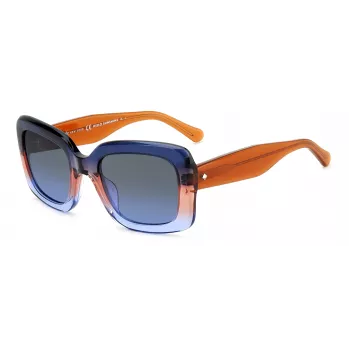 KATE SPADE Naiste Bellamy ruudukujulised atsetaatpäikeseprillid Havana pruun gradient 52mm