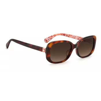 KATE SPADE Naiste Dionna Cat Eye Päikeseprillid - Must atsetaatraam hallide gradientläätsedega - 52/17/140 mm