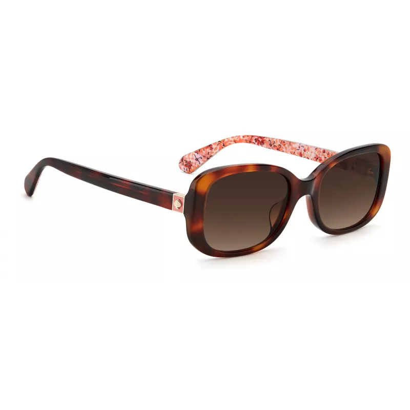 KATE SPADE Naiste Dionna Cat Eye Päikeseprillid - Must atsetaatraam hallide gradientläätsedega - 52/17/140 mm
