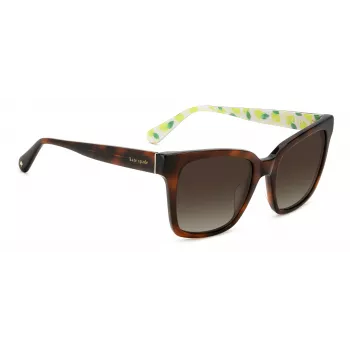 KATE SPADE Naiste Harlow Päikeseprillid GS086F5 - Ruudukujuline atsetaatraam 55/17/140 mm