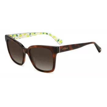 KATE SPADE Naiste Harlow Päikeseprillid GS086F5 - Ruudukujuline atsetaatraam 55/17/140 mm