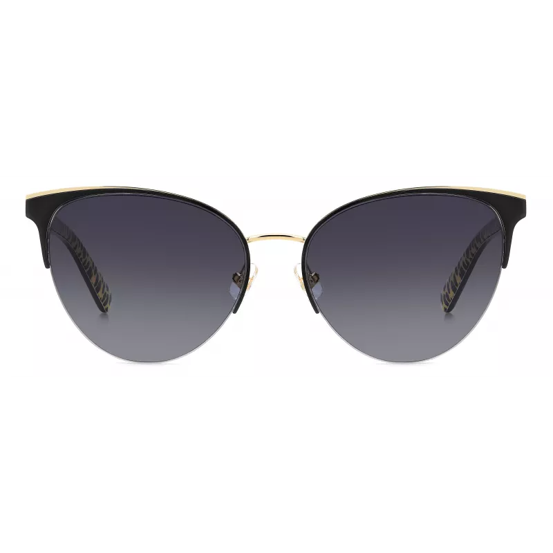 KATE SPADE Naiste Izara Kassiprilli Päikeseprillid IZARAGS807F79 - Must atsetaatraam, hallid polükarbonaat läätsed, 57 mm