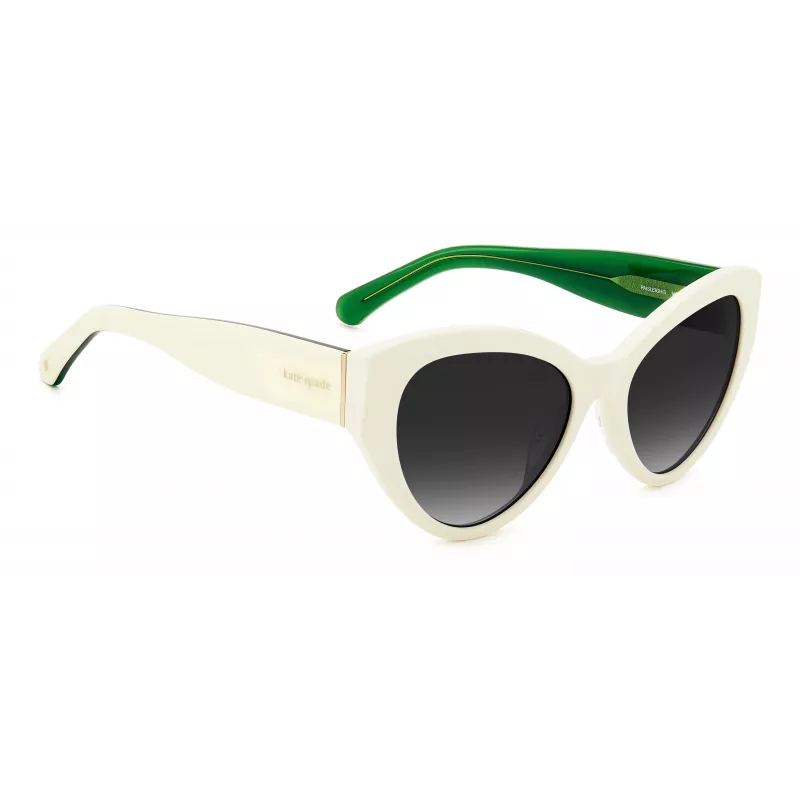KATE SPADE Naiste Paisleigh SVK6 Ristkülikukujulised Päikeseprillid - Must Raam Hall Gradient Lääts 55/17/140 mm