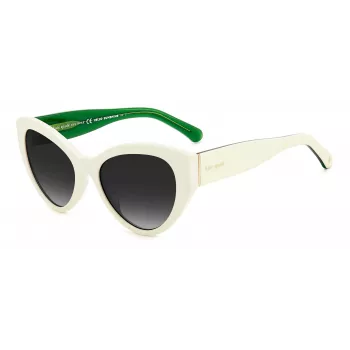 KATE SPADE Naiste Paisleigh SVK6 Ristkülikukujulised Päikeseprillid - Must Raam Hall Gradient Lääts 55/17/140 mm