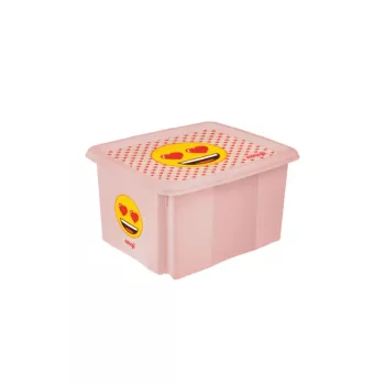 keeeper kaanega kast 15L Karolina “Emoji Hearts” 38x29,5x20,5cm roosa