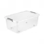 keeeper ratastega kaanega kast clipbox Leo 59x38x24cm 37L läbipaistev