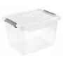 keeeper Clipbox Leonie hoiukarp klõpsuga kaanega, 16,6 L, läbipaistev, 37,5 x 28,5 x 23,5 cm
