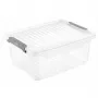 keeeper Clipbox Leonie hoiukarp kaanega, 11,4 L, läbipaistev, virnastatav, toiduohutu, BPA-vaba, klõpskaanega, 37,5 x 28,5 x 16 cm