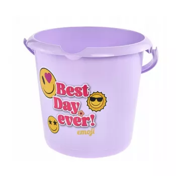 keeeper Deco ämber 10L Ilvie Emoji Best Day Ø30x28cm lilla