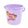 keeeper Deco ämber 10L Ilvie Emoji Best Day Ø30x28cm lilla