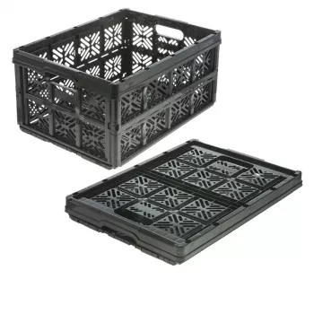 keeeper kokkupandav kast ida, 32 L, must, kandevõime kuni 16 kg, 48 x 35 x 23 cm