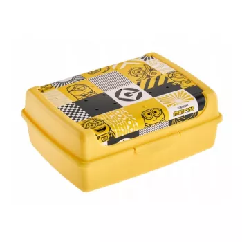 keeeper toiduhoidja deco-click-box midi 1L Carla Minions Mosaic 17x13x7cm kollane