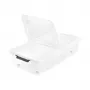 keeeper Leo voodialune hoiukast kaane ja ratastega, 33 L, läbipaistev, 77 x 38 x 16 cm