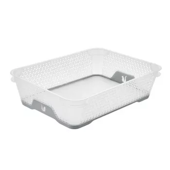 keeeper Minikorv A5 libisemiskindla põhjaga Jonas 26,5x20x7 cm läbipaistev/hall