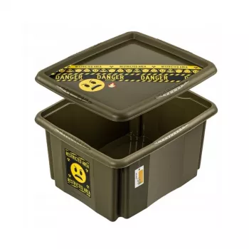 keeeper Hoiukarp kaanega 24L Karolina “Emoji Danger” Oliiv 42.5x35.5x22.5cm