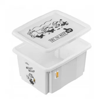 keeeper hoiukarp kaanega 24L Karolina “Minions Bello” 42,5x35,5x22,5cm valge