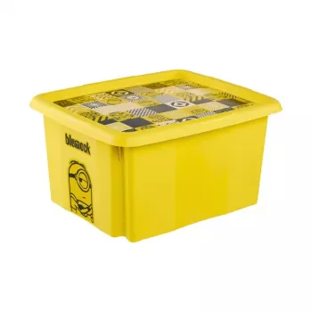 keeeper hoiukarp kaanega 24L Karolina Minions Mosaic, 42,5 x 35,5 x 22,5 cm, kollane