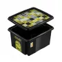 keeeper hoiukarp kaanega 24L Karolina Minions Mosaic, must, 42,5 x 35,5 x 22,5 cm
