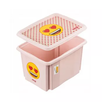 keeeper hoiukarp kaanega 30L Karolina “Emoji Hearts” 45x35x27cm roosa