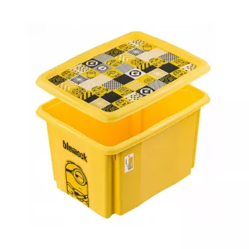 keeeper hoiukarp kaanega 30L Karolina “Minions Mosaic” 45x35x27cm kollane
