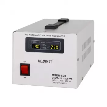 KEMOT MSER-500 Automaatne pingestabilisaator (500 VA, servomootor)