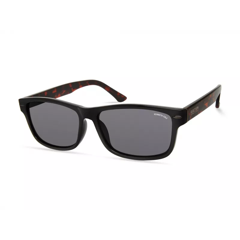 Kenneth Cole KC2985-5801A meeste ristkülikukujulised atsetaatpäikeseprillid - must/hall 58mm