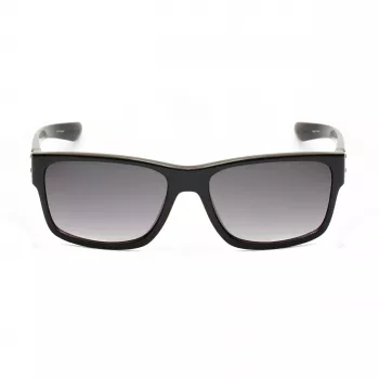 KENNETH COLE MAN KC1246-5801B Päikeseprillid - Läikiv must raam, hall polükarbonaat lääts, 58mm