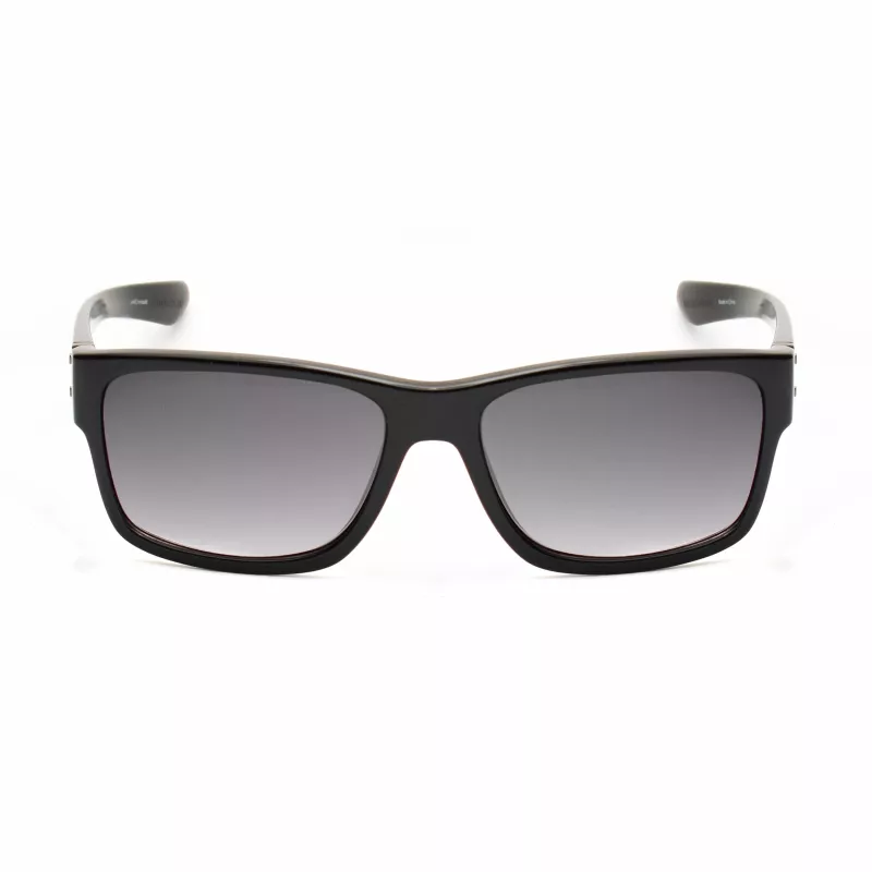 KENNETH COLE MAN KC1246-5801B Päikeseprillid - Läikiv must raam, hall polükarbonaat lääts, 58mm
