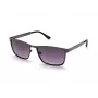 KENNETH COLE MAN KC1329-5709B Ristkülikukujulised päikeseprillid - Läikiv must raam, suitsuklaas, 57mm