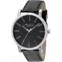 KENNETH COLE meeste IKC1997 analoogkvartskell roostevabast terasest, 44mm, must sihverplaat, hõbedane käevõru