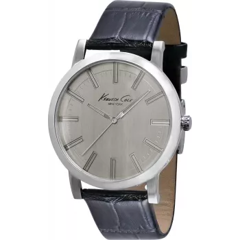 KENNETH COLE meeste käekell IKC1931 44mm roostevabast terasest korpus, sinine sihverplaat, pruun nahkrihm