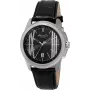 KENNETH COLE meeste käekell IKC8095 44mm roostevabast terasest kvarts analoog musta sihverplaadiga hõbedane käevõru