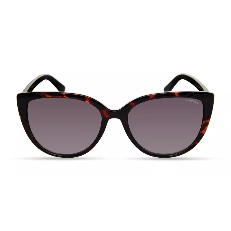 KENNETH COLE Naiste päikeseprillid KC2979-5501B - Ristkülikukujuline must raam, suitsuläätsed, UV400 kaitse