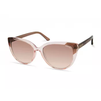Kenneth Cole naiste päikeseprillid KC2979-5545F Havana ruudukujulise raami ja pruuni gradiendiga läätsedega 55mm