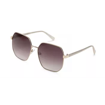 KENNETH COLE Naiste Päikeseprillid KC3000-6028T Ristkülikukujulised Pruun Kilpkonn 60mm