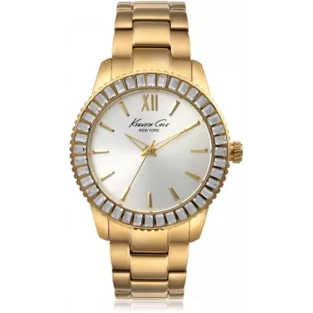 KENNETH COLE Naiste Kell IKC4989 40mm Hõbedane Roostevabast Terasest Käevõru