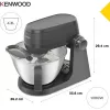 Kenwood KHC30.045GY 1000 W köögikombain 4,3 L kausiga, roostevaba teras, hall