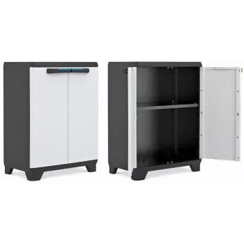 KETER LINEAR CABINET LOW 68x39x90cm Must/Hall