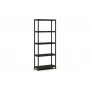 KETER Plastikust raamaturiiul 5 riiulit 80 x 40 x 187 cm Hall/Must