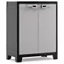 KETER Tööriistakapp Titan Low 80x44x100cm Tumehall/Must