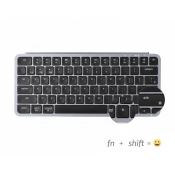 Keychron B1 Pro 75% paigutusega traadita klaviatuuri ja hiire komplekt - Space Grey