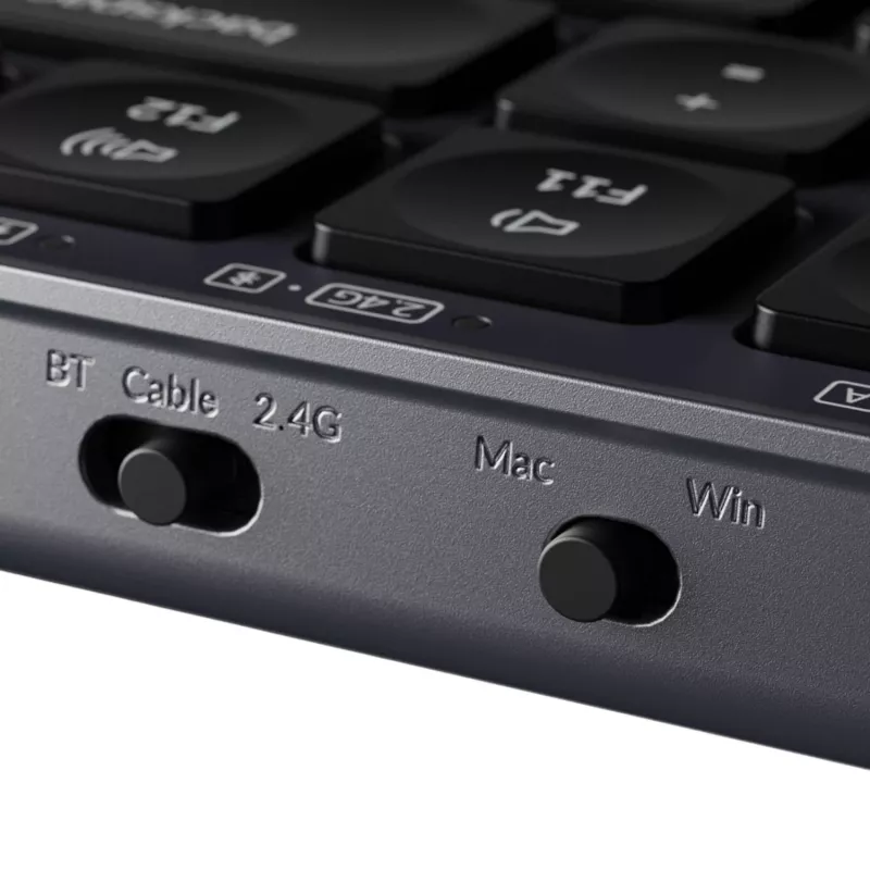 Keychron B1 Pro 75% paigutusega traadita klaviatuuri ja hiire komplekt - Space Grey
