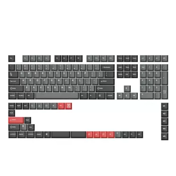 Keychron Cherry Profile Dolch Red PBT Full Keycap Set - 137 klahvi, Dye-Sub, MX-ühilduv