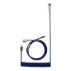 Keychron spiraalne aviaatorkaabel sinine USB-C - USB-A GX16 4-pin eemaldatava pistikuga, 200 cm