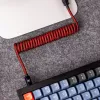 Keychron Keerdkaabel Aviator - Punane (USB-A USB-C-le, 2m, Eemaldatav GX12)