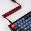 Keychron Keerdkaabel Aviator - Punane (USB-A USB-C-le, 2m, Eemaldatav GX12)