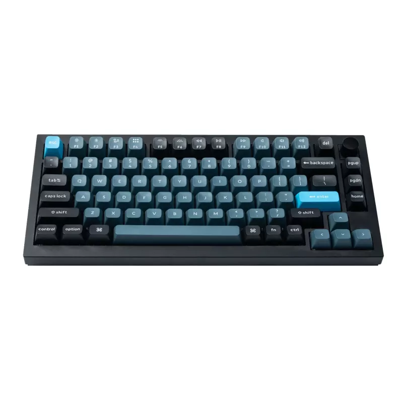 Keychron Double Shot KSA PBT klahvikomplekt - tumehall/hall/sinine (137 klahvi)