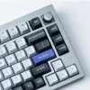 Keychron Double Shot KSA PBT klahvikomplekt - tumehall/valge suits (137 klahvi, MX-stiil, ANSI)